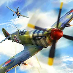 Скачать взломанную Warplanes: WW2 Dogfight (Варплейнс)  [МОД Много монет] - стабильная версия apk на Андроид