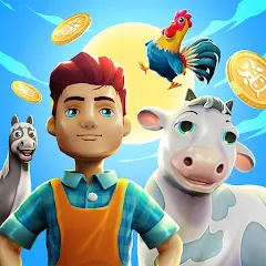 Скачать взломанную CropBytes: A Crypto Farm Game (КропБайтс)  [МОД Бесконечные монеты] - последняя версия apk на Андроид
