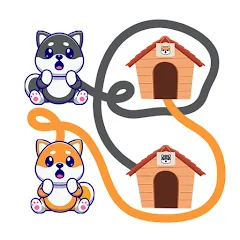 Скачать взломанную Dog rush: Draw to save games (Дог раш)  [МОД Бесконечные монеты] - последняя версия apk на Андроид