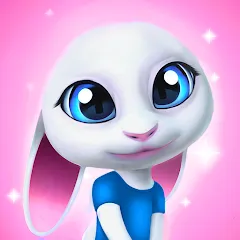 Скачать взломанную Bu Bunny - Cute pet care game  [МОД Mega Pack] - последняя версия apk на Андроид
