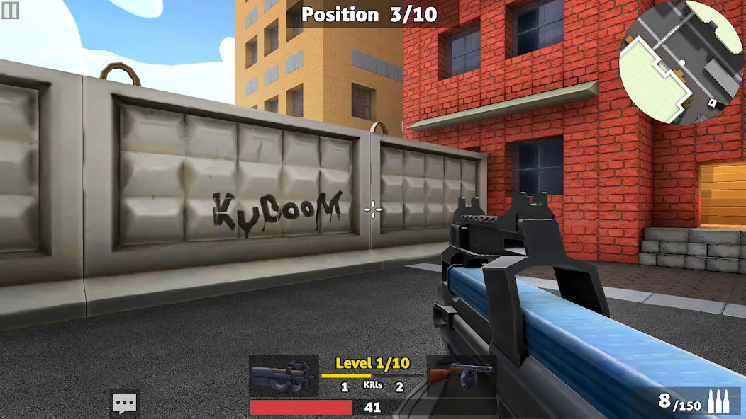 KUBOOM 3D: FPS Shooting Games  [МОД Много монет] Screenshot 1