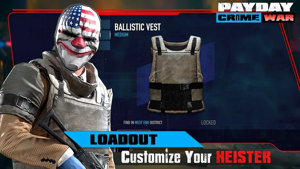 PAYDAY: Crime War (Пейдей)  [МОД Бесконечные монеты] Screenshot 1