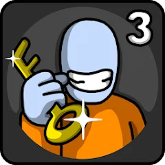 Взломанная One Level 3 Stickman Jailbreak (Один Уровень 3)  [МОД Бесконечные деньги] - стабильная версия apk на Андроид