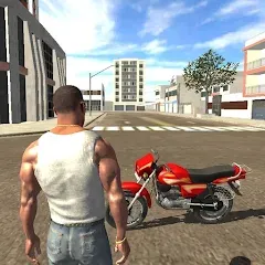 Скачать взломанную Indian Bikes Driving 3D (Индийские мотоциклы Вождение 3D)  [МОД Mega Pack] - стабильная версия apk на Андроид