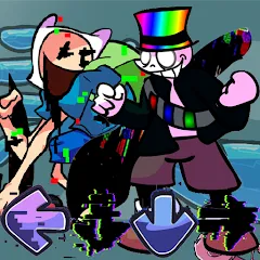 Скачать взлом Corrupted Finn Darkness Battle (ФНФ Финн Пибби Корруптед Мод)  [МОД Все открыто] - последняя версия apk на Андроид