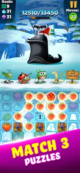 Best Fiends - Match 3 Puzzles (Бест Фиендс)  [МОД Menu] Screenshot 3