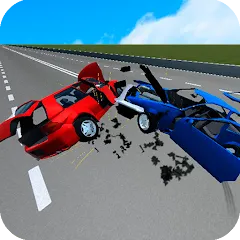 Скачать взломанную Car Crash Simulator: Accident (Кар Симулятор Столкновений)  [МОД Много монет] - последняя версия apk на Андроид