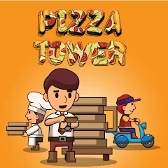Скачать взлом Pizza Tower: Idle Tycoon (Пицца Тауэр)  [МОД Меню] - последняя версия apk на Андроид