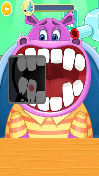 Children's doctor : dentist  [МОД Бесконечные монеты] Screenshot 2