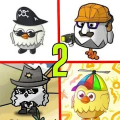 Взлом Угадай ютубера Chicken Gun 2  [МОД Много монет] - полная версия apk на Андроид