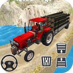 Скачать взломанную Rural Farming - Tractor games  [МОД Mega Pack] - стабильная версия apk на Андроид