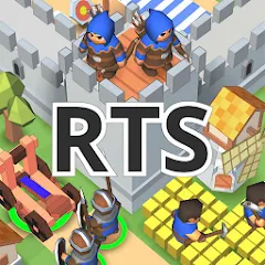 Скачать взлом RTS Siege Up! - Medieval War  [МОД Бесконечные монеты] - стабильная версия apk на Андроид