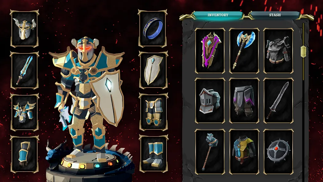 Polygon Fantasy: Action RPG (Полигон Фэнтези)  [МОД Бесконечные монеты] Screenshot 3