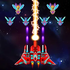 Взлом Galaxy Attack: Shooting Game (Гэлэкси Аттак)  [МОД Много монет] - стабильная версия apk на Андроид
