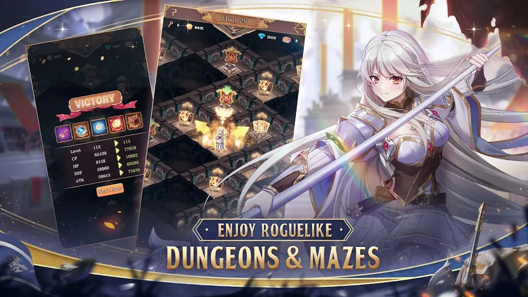 Legend of Almia:idle RPG (Легенда о Альмии)  [МОД Unlimited Money] Screenshot 4