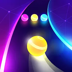 Взломанная Dancing Road: Color Ball Run! (Дансинг Роад)  [МОД Все открыто] - стабильная версия apk на Андроид