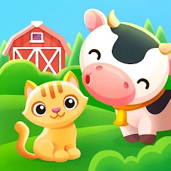 Скачать взломанную Animal sounds games for babies  [МОД Все открыто] - стабильная версия apk на Андроид