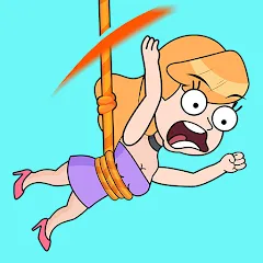 Скачать взломанную Cut Master: Fun Rope Cut Game (Кат зе Роуп)  [МОД Много денег] - стабильная версия apk на Андроид