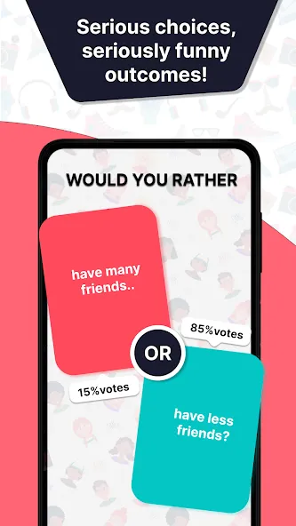 Would u Rather? Party Game  [МОД Много денег] Screenshot 4