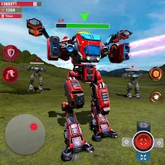Скачать взломанную Mech Robot Wars - Multi Robot  [МОД Menu] - последняя версия apk на Андроид