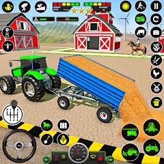 Взлом Tractor Farming: Tractor Games (Тракторное хозяйство)  [МОД Unlocked] - полная версия apk на Андроид