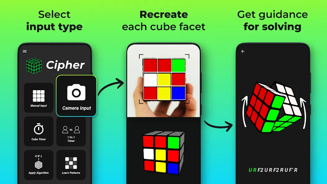 Cube Cipher - Cube Solver (Кубический шифр)  [МОД Unlocked] Screenshot 2