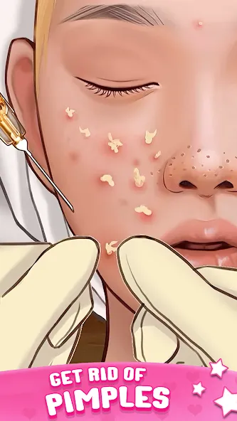 ASMR Doctor Game: Makeup Salon (АСМР автономная сенсорная меридиональная реакция)  [МОД Меню] Screenshot 3