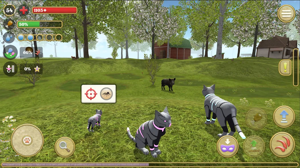 Cat Simulator : Kitties Family  [МОД Unlocked] Screenshot 5