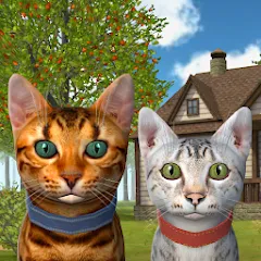 Скачать взломанную Cat Simulator : Kitties Family  [МОД Unlocked] - полная версия apk на Андроид