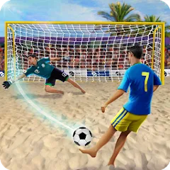 Взлом Shoot Goal - Beach Soccer Game (Шут)  [МОД Все открыто] - стабильная версия apk на Андроид