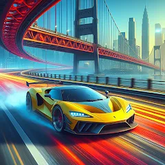 Взломанная Car Race 3D - Racing Master (С  3D  Гонки на автомобилях 3D)  [МОД Все открыто] - полная версия apk на Андроид