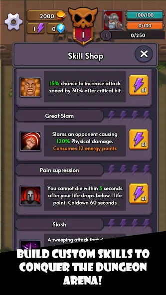 Dungeon Arena (Данжен Арена)  [МОД Бесконечные деньги] Screenshot 4