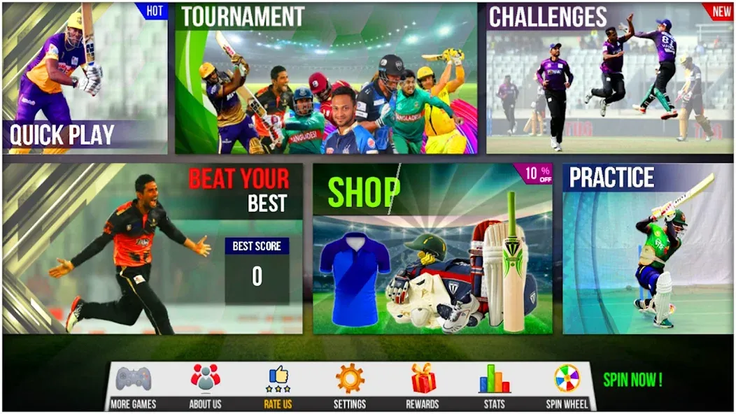 Bangladesh Cricket T20 Game (Бангладеш Крикет Лиг)  [МОД Бесконечные деньги] Screenshot 4