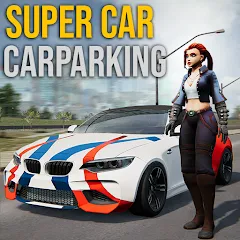Скачать взлом Super car parking - Car games  [МОД Много монет] - стабильная версия apk на Андроид