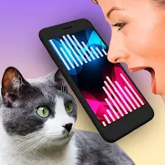 Скачать взломанную Cat Translator Pet Talk Meow  [МОД Меню] - полная версия apk на Андроид