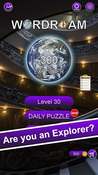 Word Roam - Word Of Wonders (Уорд Роум)  [МОД Unlocked] Screenshot 1