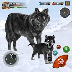 Взлом Wild Wolf Simulator Wolf Games  [МОД Меню] - стабильная версия apk на Андроид