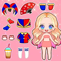 Скачать взлом Doll Dress Up: Makeup Games (Долл Дресс Ап)  [МОД Бесконечные монеты] - стабильная версия apk на Андроид