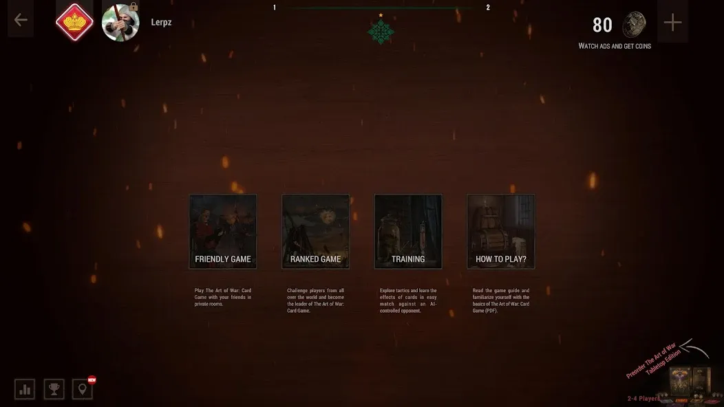 The Art of War: Card Game (Зе Арт оф Вор)  [МОД Menu] Screenshot 1