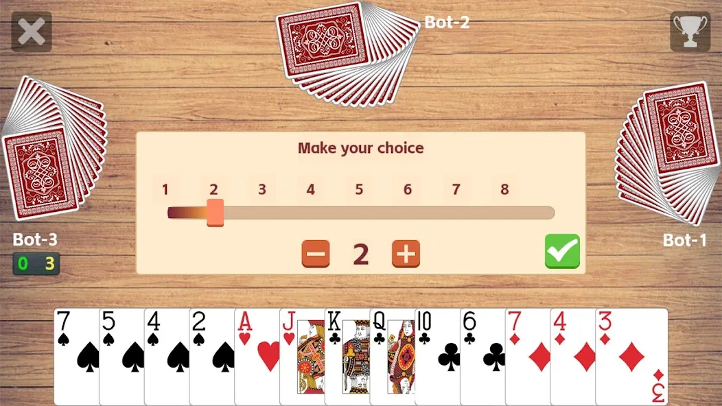 Callbreak League - Card Game (Колбрик Лига)  [МОД Mega Pack] Screenshot 4