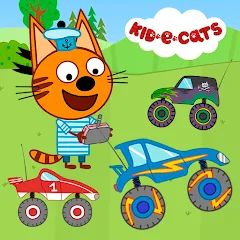 Скачать взломанную Kid-E-Cats: Kids Monster Truck  [МОД Бесконечные деньги] - последняя версия apk на Андроид