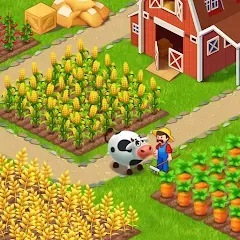 Взломанная Farm City: Farming & Building (Фарм Сити)  [МОД Menu] - стабильная версия apk на Андроид