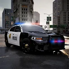 Скачать взлом Police Car Simulator 2023 (Полицейский симулятор автомобиля 2023)  [МОД Меню] - стабильная версия apk на Андроид