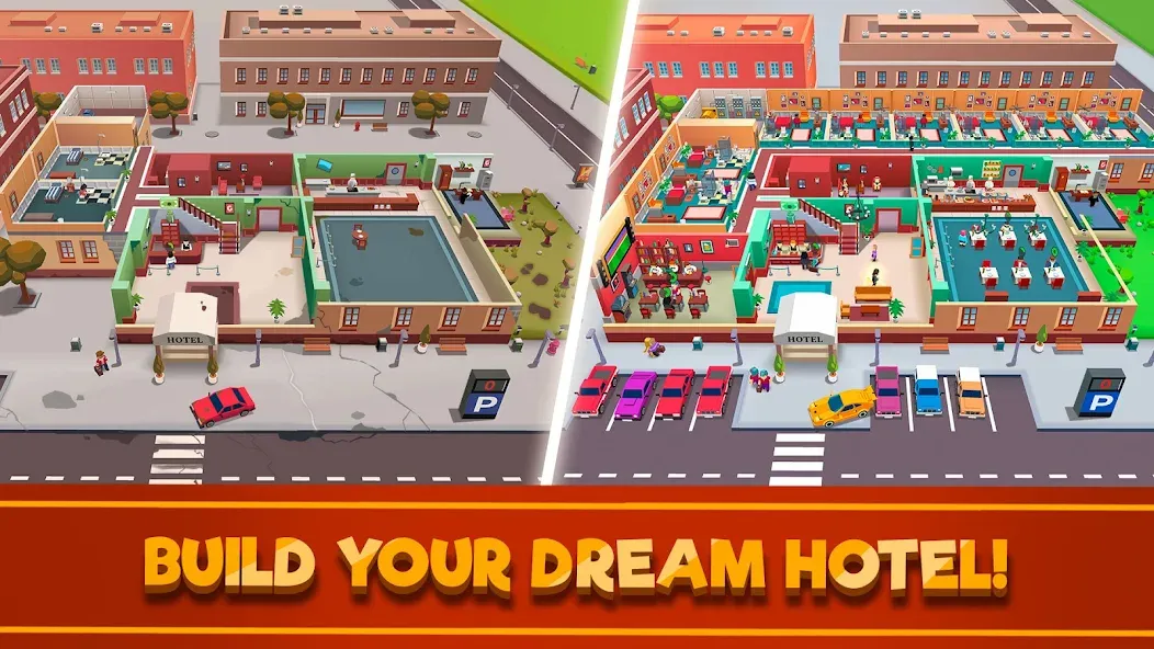 Hotel Empire Tycoon－Idle Game  [МОД Много монет] Screenshot 1