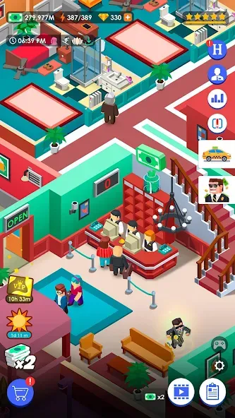 Hotel Empire Tycoon－Idle Game  [МОД Много монет] Screenshot 5