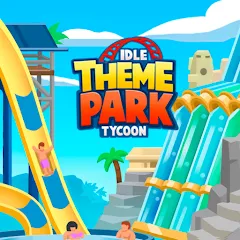 Скачать взломанную Idle Theme Park Tycoon (Айдел Тем Парк Тайкун)  [МОД Mega Pack] - полная версия apk на Андроид