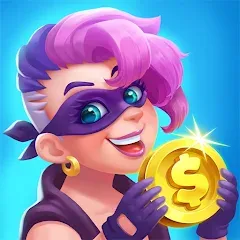 Взлом Coin Gangster - Spin Master (Коин Гангстер)  [МОД Много денег] - полная версия apk на Андроид