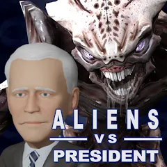 Скачать взлом Aliens vs President (Элиены против Президента)  [МОД Бесконечные деньги] - полная версия apk на Андроид