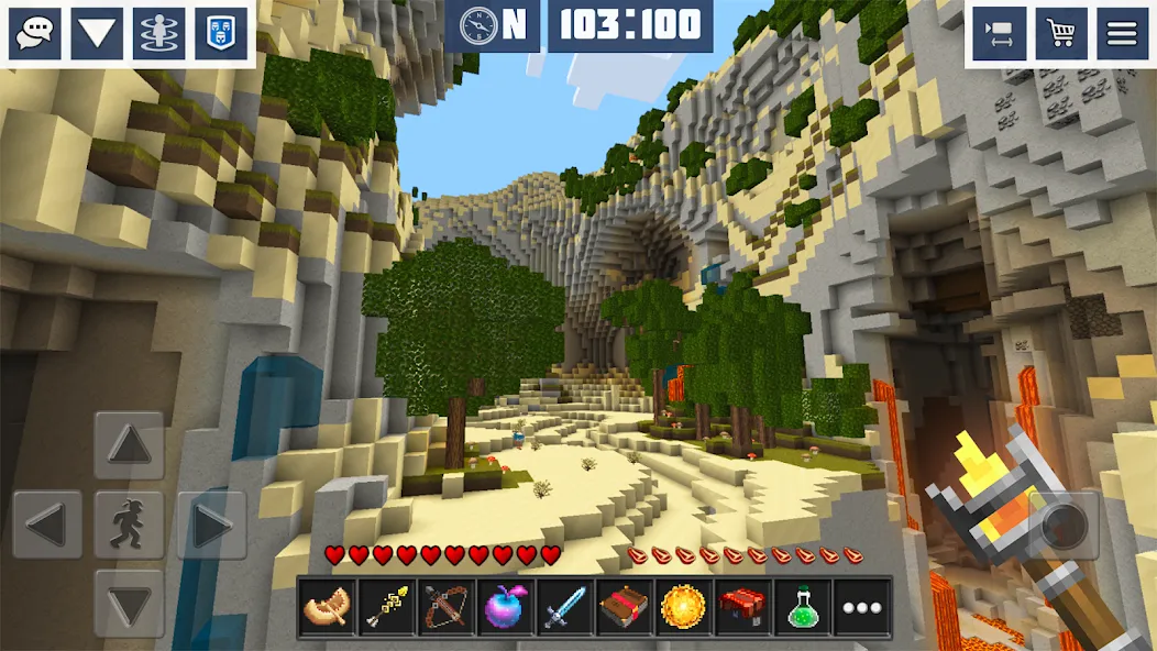 Block Craft World:Planet Craft  [МОД Бесконечные монеты] Screenshot 4