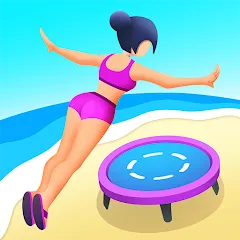 Взломанная Flip Jump Stack!  [МОД Mega Pack] - стабильная версия apk на Андроид
